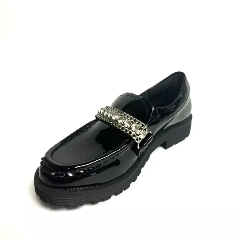 Steve Madden Taylar Loafer Black Size 2 M Big Kid